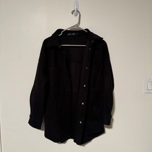 Merokeety Black Shacket - Shirt/Jacket